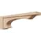 Ekena Millwork 6"W x 36"D x 12"H Thin Emerson Rough Cedar Woodgrain TimberThane Corbel, Primed Tan CORUR06X36X12EMRRCPR - alternate 1